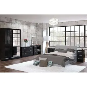 Birlea Lynx 6 Drawer Chest Black