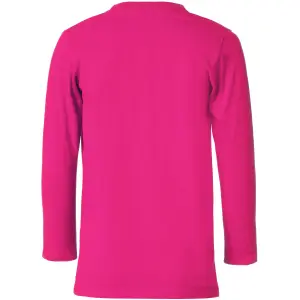 Long-Sleeved Top - basic wear for men - pink XXL