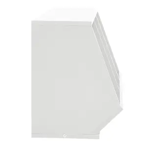 White Kids Toy Storage Boxes Open Style Child Toy Organizer Cabinet