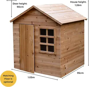 Evermeadow Playhouse - Kid's Wooden Playhouse