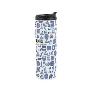 Mechanic Travel Mug - Novelty Trades Gift Car Stainless Steel Vacuum-Sealed Double-Walled Hot/Cold Drinks Travel Flask