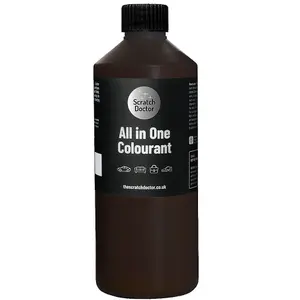 Scratch Doctor All In One Leather Colourant, Leather Dye, Leather Paint 500ml Chocolate Brown