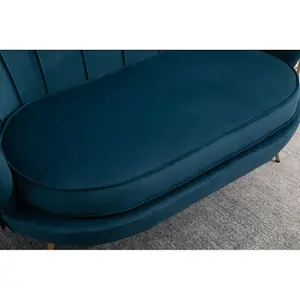 Birlea Ariel 2 Seater Sofa Blue