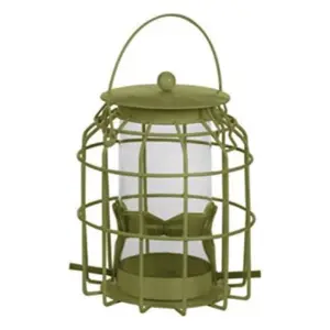 Small Green Bird Feeder for Seeds