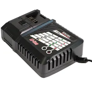 Excel 18V 4.0Ah Li-ion Battery & Fan-Cooled Smart Charger