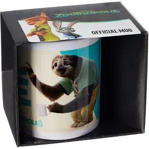 Zootropolis Chill Dude Mug White/Green/Yellow (One Size)