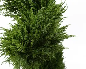 120cm Spiral Cypress Artificial Tree UV Resistant Outdoor