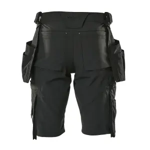 Mascot Advanced Craftsmen's Shorts with Detachable Holster Pockets  - Black   (35.5) (Leg Length - Regular)