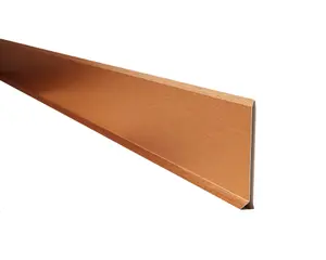 ILCOM Stainless steel Skirting board 100mm x 2700mm - Copper Brushed