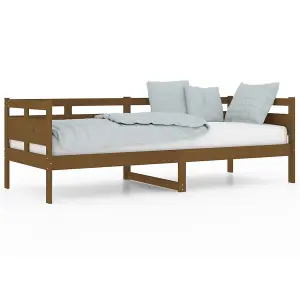 Berkfield Day Bed Honey Brown Solid Wood Pine 80x200 cm