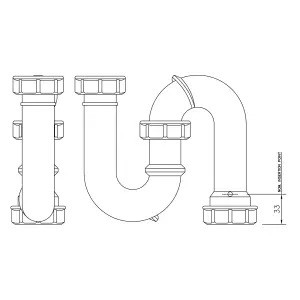 FloPlast S-trap Trap (Dia)32mm