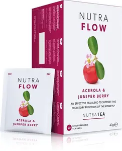 NUTRAFLOW - UTI Tea | Urinary Infection Tea | Cystitis Tea - Eases Discomfort Within The Urinary Tract - Includes Cranberry, Uva Ursi & Goldenseal -