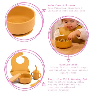 Tiny Dining - Baby Silicone Suction Bowl - Dusty Rose