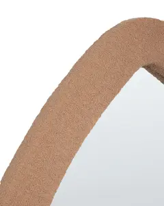 Wall Mirror EPIRY Boucle Light Brown