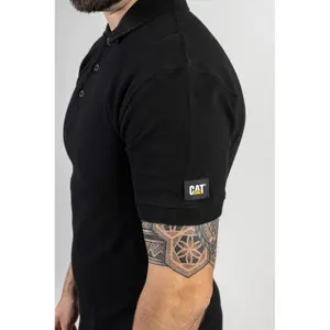 Caterpillar - Essentials - Black - Polo Shirt - XL