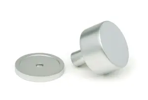 From The Anvil Satin Chrome Kelso Cabinet Knob - 32mm (Plain)