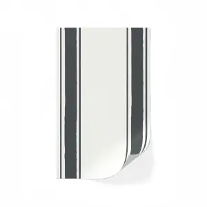 Lick Black & White Stripes 03 Textured Wallpaper Sample