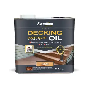 Barrettine ANTI SLIP Decking Oil - Clear 2.5L