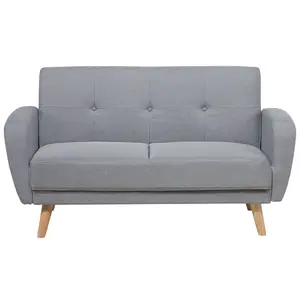 2 Seater Sofa FLORLI Light Grey