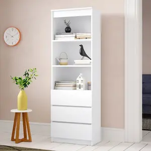 Ikin Bookcase White