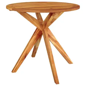 Berkfield Garden Table 85x85x75 cm Solid Wood Acacia