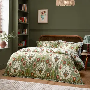 Paoletti Dawson Ikat Reversible Duvet Set