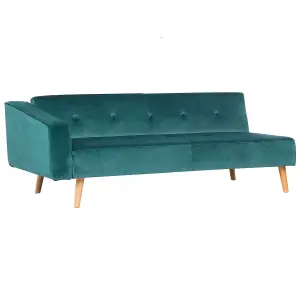 Corner Sofa VADSO Emerald Green Velvet Left Hand