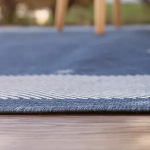 Ecology Collection Outdoor Rugs in Blue  200blu