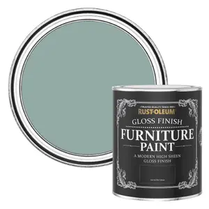 Rust-Oleum Gresham Blue Gloss Furniture Paint 750ml