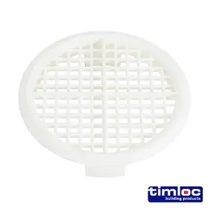 Timloc Push-in Soffit Vent White -  70.0 (10pcs)