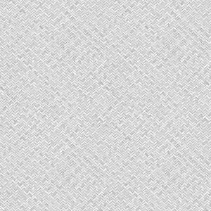 Galerie Flora Silver Herringbone Weave Wallpaper