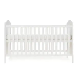 Whitby Cot Bed with Foam Mattress White