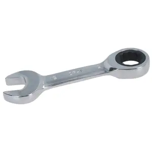 19mm Stubby Ratchet Combination Spanner Metric Wrench 72 Teeth SPN12