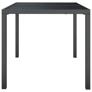 Berkfield Garden Table Anthracite 110x80x72 cm Steel