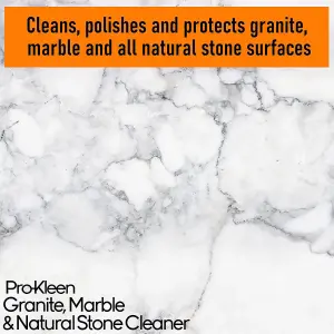 Pro-Kleen 750ml Granite, Marble & Natural Stone Cleaner Spray - 4 Pack