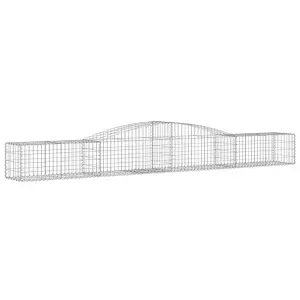 Berkfield Arched Gabion Baskets 20 pcs 400x50x40/60 cm Galvanised Iron