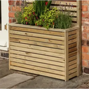 Pressure Treated Tall Garden Garden Planter (3ft x 1ft)