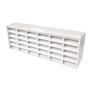 20 x White Interlocking Air Brick Vents 9" x 3" Grille for Air Flow Ventilation