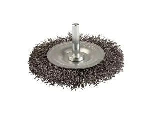 Lessmann - DIY Wheel Brush 75 x 10mm, 0.30 Steel Wire