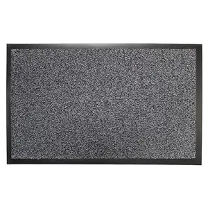 Groundsman Dirt Guard Cotton Door Mat Light Grey (One Size)