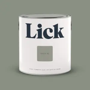 Lick Green 02 Eggshell Emulsion paint, 2.5L