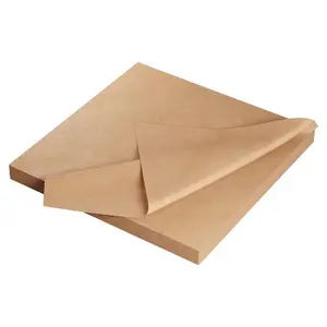 100 x Large Sheets Of Brown Ribbed 19 x 29.5" General Purpose Gift Wrapping Kraft Paper