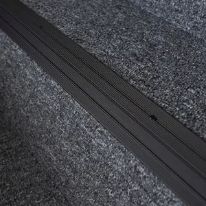 Anodised aluminium anti non slip stair edge nosing trim 900mm x 35mm x 35mm A34 black