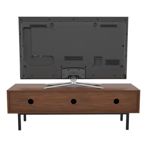 AVF Skyline 1.4m Walnut and Black Marble effect TV Stand