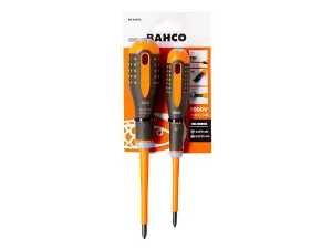 Bahco BE-9890S Insulated ERGO Combi Screwdriver Twin Pack BAH9890S