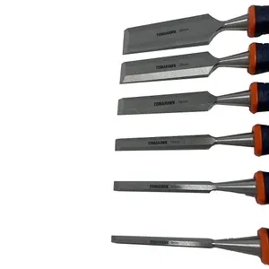 Tomahawk 6pc Chisel Set in a Tool Roll - 6mm, 10mm, 13mm, 19mm, 25mm and 32mm