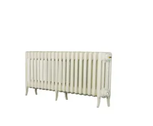 Arroll Neo-Classic White 4 Column Radiator, (W)1234mm x (H)460mm