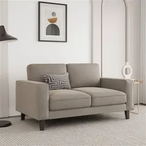 DUSK Soho 2 Seater Sofa - Sand - Matte Velvet