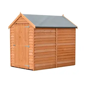 Garden Value 4 ft. W x 6 ft. D Overlap Garden Shed No