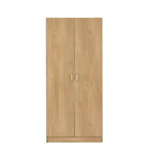 Bellingham 2 Door Wardrobe in  Oak Effect Veneer Instructions and fixing kits included